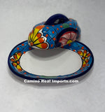 Talavera Pottery Butter Dish Hand Painted TBDMD016