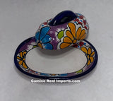 Talavera Pottery Butter Dish Hand Painted TBDMD017