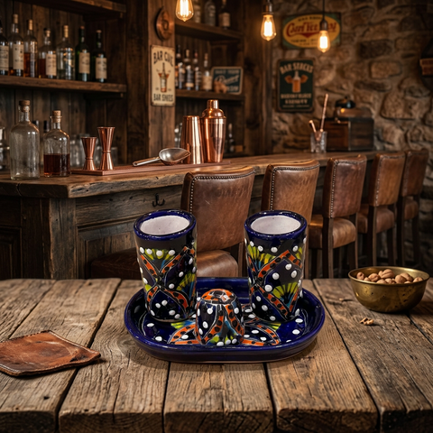 Talavera Shot Glass Set TSG012