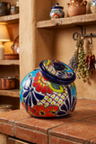 TALAVERA POTTERY HAND PAINTED COOKIE JAR TCJ005