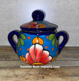 Talavera Pottery Sugar Canister Hand Painted TPSC002
