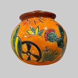 Talavera Pottery Canister Hand Painted Cookie Jar TCJ009