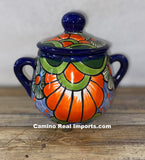 Talavera Pottery Sugarbowl Hand Painted TPSC002