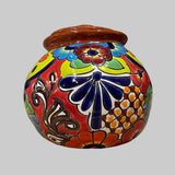 Talavera Pottery Canister Hand Painted Cookie Jar TCJ012