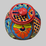 Talavera Pottery Canister Hand Painted Cookie Jar TCJ014