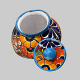 Talavera Pottery Canister Hand Painted Cookie Jar TCJ015
