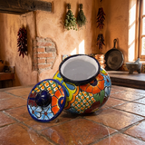 Talavera Pottery Hand Painted Cookie Jar TCJ019