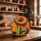 Talavera Pottery Hand Painted Cookie Jar TCJ020