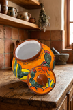 Talavera Pottery Hand Painted Cookie Jar TCJ020