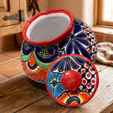 Talavera Pottery Hand Painted Cookie Jar TCJ022