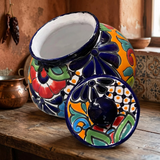 Talavera Pottery Hand Painted Cookie Jar TCJ023