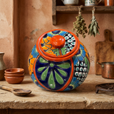 Talavera Pottery Hand Painted Cookie Jar TCJ025