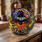 Talavera Pottery Hand Painted Cookie Jar TCJ026