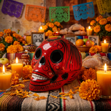 Day Of The Dead Hand Painted Skull MCS008
