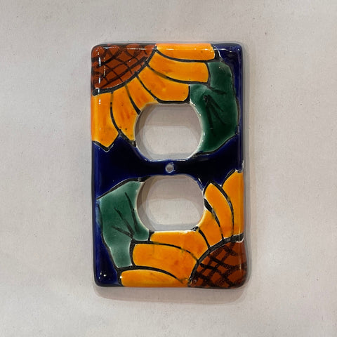 Talavera Pottery Outlet Switch Plate TDSP009