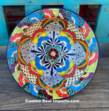 Talavera Pottery Salad Bowl Plate 16" TPSB12002