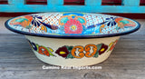 Talavera Pottery Large Salad Bowl Plate 16" TPSB12004