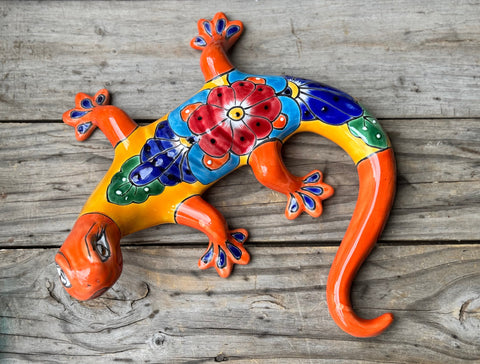 Talavera Wall Decor Gecko Salamander TGS15024