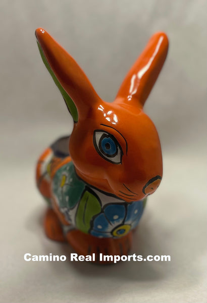Talavera Bunny/Rabbit Flower Pot Planter TBFP11001 – Camino Real Imports