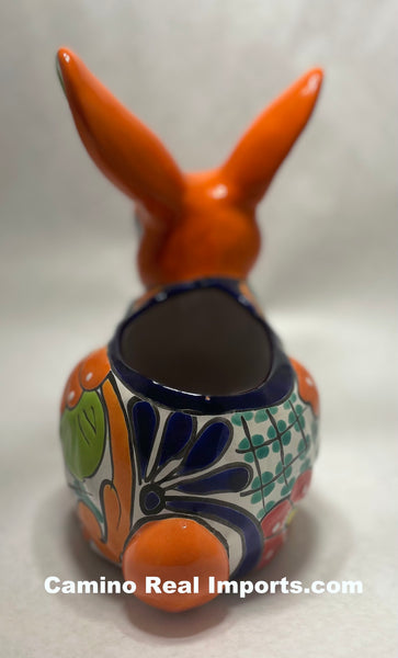 Talavera Bunny/Rabbit Flower Pot Planter TBFP11001 – Camino Real Imports
