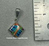 Sterling Silver Colorful Pendant STSP0068