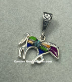 Sterling Silver Colorful Horse STSP0067