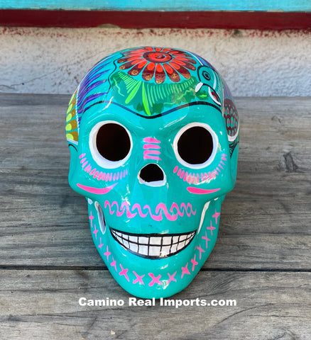 Day Of The Dead Hand Painted Skull LCS003