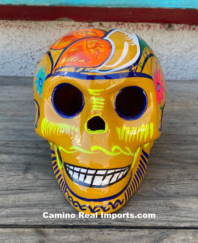 Day Of The Dead Hand Painted Skull LCS005