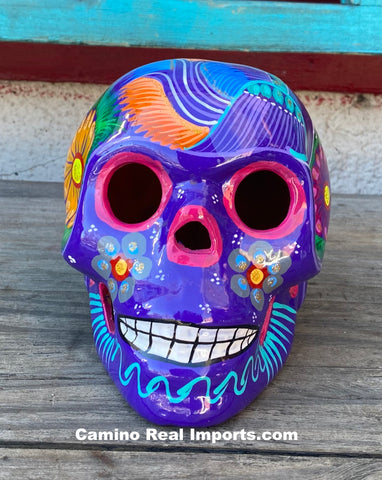 Day Of The Dead Hand Painted Skull LCS011
