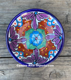 Mexican Talavera Pottery Bowl Plate 7.5" TPB75014