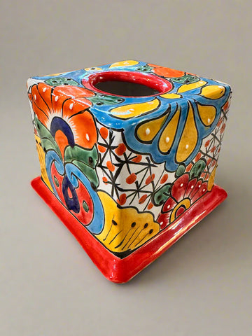 Talavera Tissue box Cover TTB018