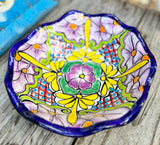 Mexican Talavera Pottery Bowl Plate 9" TPB9005