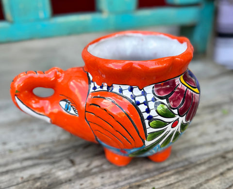 Talavera Elephant Planter  TTP1001