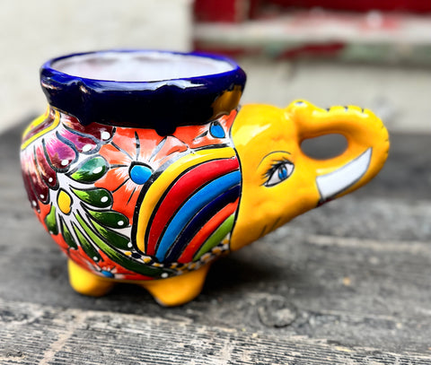 Talavera Elephant Planter  TTP1004