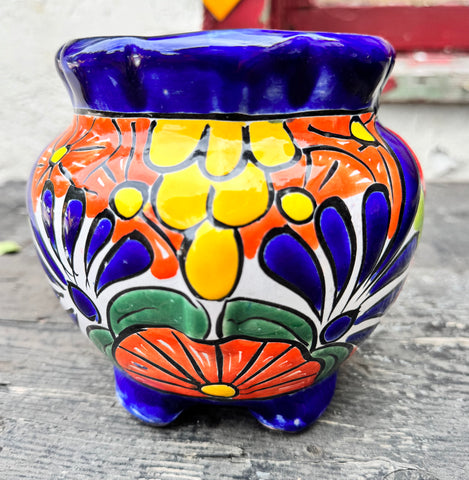 home depot ceramic flower pots Talavera Elephant Planter TTP1009 – Camino Real Imports