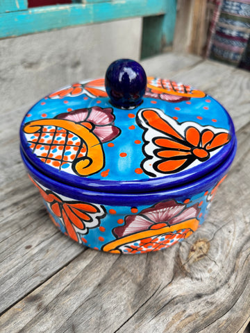 Talavera Pottery Tortilla Warmer Hand Painted TW010