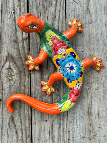 Talavera Wall Decor Gecko Salamander TGS15024