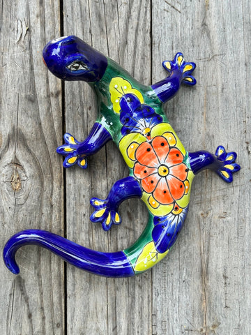 Talavera Wall Decor Gecko Salamander TGS15021