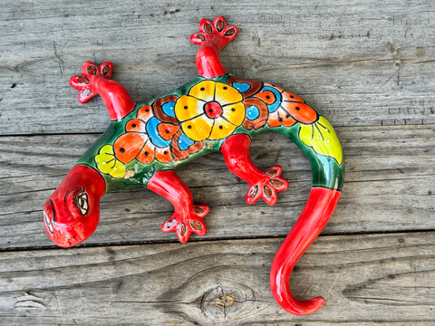Talavera Wall Decor Gecko Salamander TGS15017