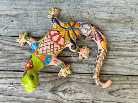 Talavera Wall Decor Gecko Salamander TGS15016