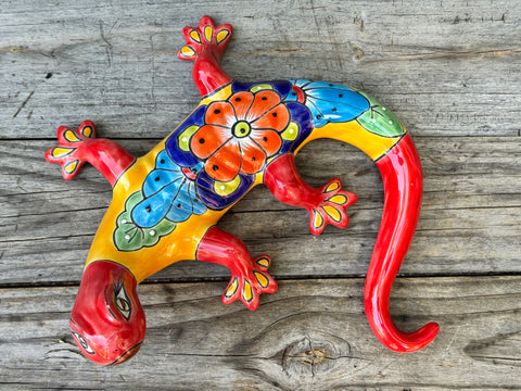 Talavera Wall Decor Gecko Salamander TGS15008