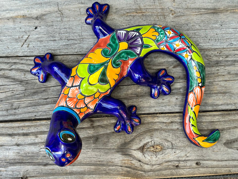 Talavera Wall Decor Gecko Salamander TGS15011