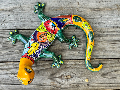Talavera Wall Decor Gecko Salamander TGS15012