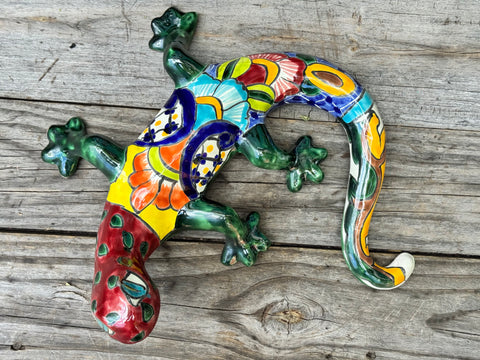 Talavera Wall Decor Gecko Salamander TGS15015