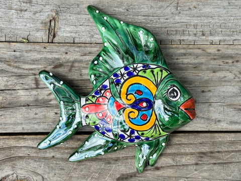 Talavera Fish Wall Decor TFMD009
