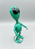 16" Metal Alien Turquoise