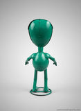 16" Metal Alien Turquoise