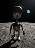 16" Metal Alien Metal
