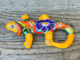 Talavera Wall Decor Gecko Iguana 10" TIG10005