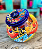 Talavera Pottery Canister Hand Painted Cookie Jar TCJ007